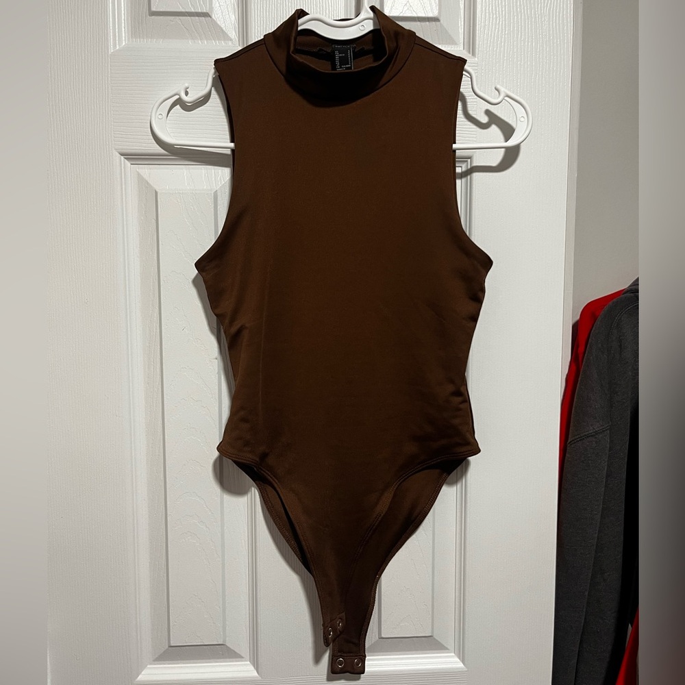 Forever 21 Chocolate Brown Bodysuit